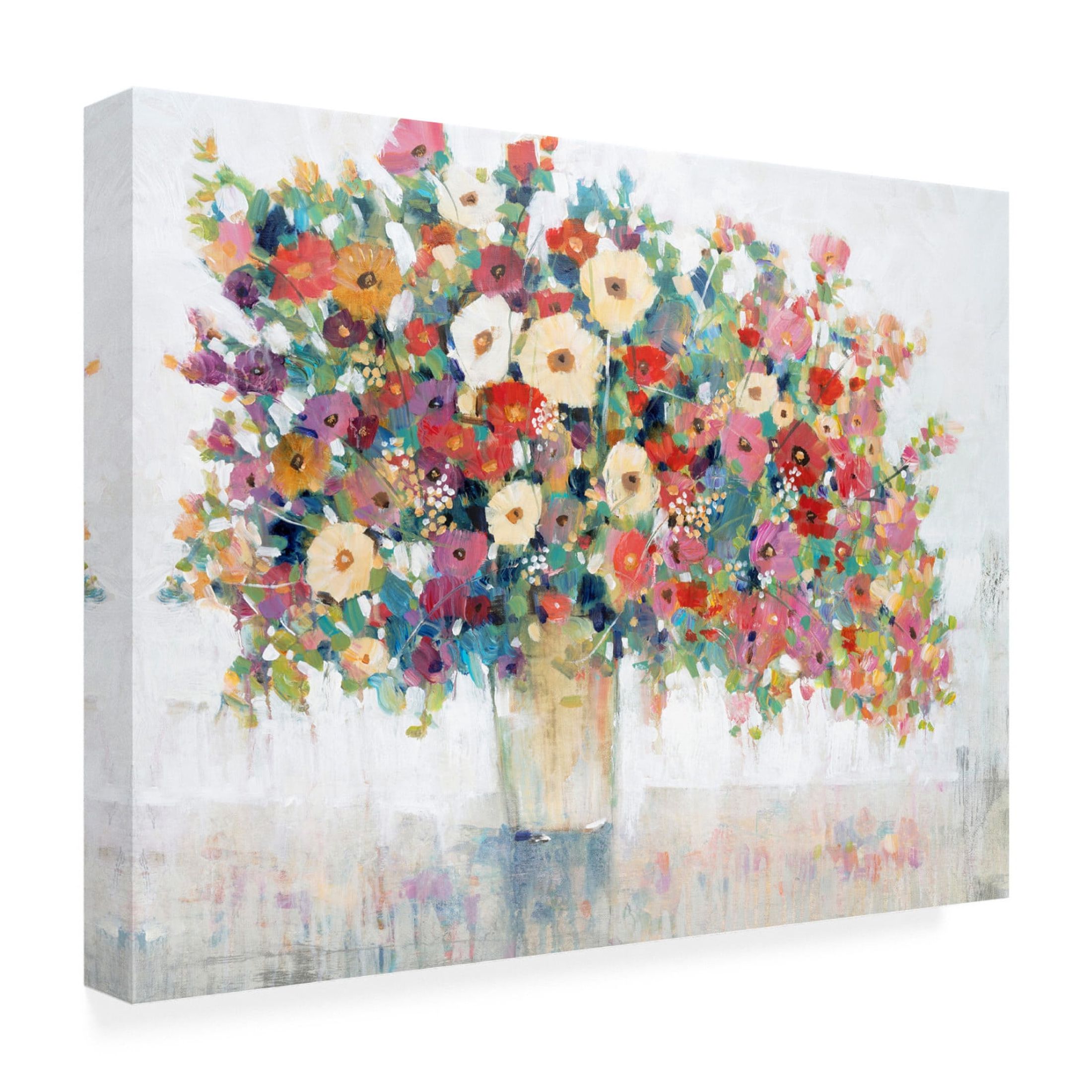 Trademark Fine Art Tim OToole Mix Flower Bouquet I Canvas Wall Art
