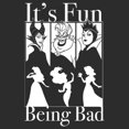 thumbnail image 2 of Women's Disney Princesses Fun Being Bad Wicked Witches  Graphic Tee Black 2X Large, 2 of 3