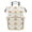 Duck1628AH, variant on Waddle Wild Duck Diaper Backpack for Boys & Girls, Large Capacity Vintage Farm Duck Grid Print Mummy Bag with Insulated Bottle Pockets