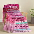 thumbnail image 2 of to My Mom Blanket Mothers Day Throw Blanket Mom Birthday Gifts Blanket from Daughter or Son Holiday Throw Blanket Inch for Couch Sofa Bed Soft Lightweight Fuzzy Plush Fleece Blankets 40x50, 2 of 5