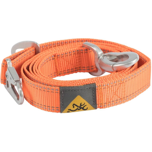 Laisse pour Chien en Sangle de Polyester - Orange de Sécurité, 1" x 6'