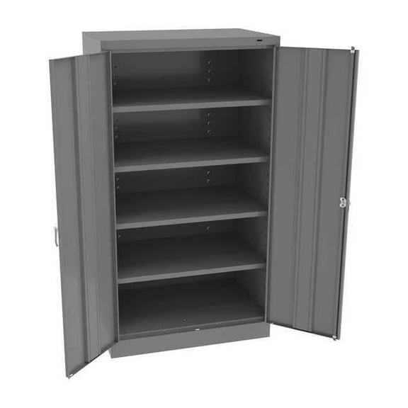 Tennsco Storage Cabinet,66"x36"x24",MdGry,4Shlv 6624DHMG