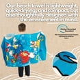 thumbnail image 4 of Toalla de playa Franco Sonic The Hedgehog de poliéster reciclado, 4 of 5