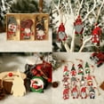 thumbnail image 4 of Christmas Wooden Hanging Decoration Colorful Cute Forest Man Hanging Santa Claus Hanging Decorations Christmas Tree Decorations, 4 of 7