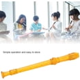 thumbnail image 2 of HUGFEGWE 8 Hole Clarinet,Portable Treble Wind Instrument with Cleaning Rod,Orchestral Instrument(Orange) CJB91-135223, 2 of 9