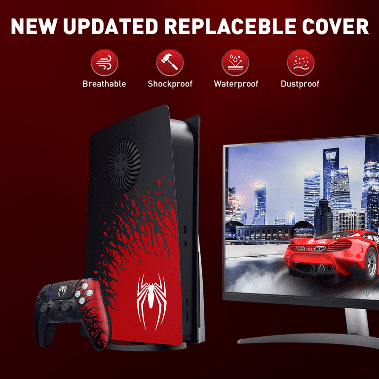 【期間限定】 Enhanced PS5 Console Vented Pattern Spider Accessories: その他