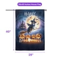 thumbnail image 5 of Happy Halloween Australian Shepherd Witch Pumpkins Bats House Flag 28x40in Double Sided Aussie Dog Lover Gifts Outdoor Decor - 13012, 5 of 5