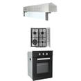 thumbnail image 1 of Combo parrilla 60 Cm acero Inoxidable ODIPO 4 Q y Campana Estandar 80 Cm horno Gas 60 Cm, 1 of 4