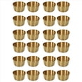 thumbnail image 1 of 24 Tazas de Salsa para Mojar de Acero Inoxidable de 2 Onzas, Mini Tazones para Salsa, Tazas de Condimentos de Metal Reutilizables, Recipientes para Ramequines (Dorados), 1 of 5