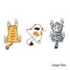 thumbnail image 1 of Cute Cat Cartoon Decal Car Stickers Waterproof Car Decorative Sticker Removable Car Scratch Stickers, 1 of 5