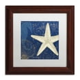 thumbnail image 2 of Trademark Fine Art "Coastal Moonlight I Teal" Canvas Art by Pela Studio, White Mat, Wood Frame, 2 of 5