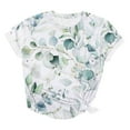 thumbnail image 6 of XFHLMJFF Summer Tank Top Women Loose Fit Flowy Dressy T-Shirts Floral Short Sleeve Fashion Blouses Multiple Colors Available Look Casual Summer Clothes 2024, 6 of 6