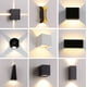 thumbnail image 3 of Lámpara de pared LED BRILLAR impermeable luz cálida 12 vatios color negro, 3 of 3