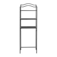thumbnail image 5 of Household Essentials 3-Tier Metal Over the Toilet Bathroom Storage Shelf, Grey, 5 of 7