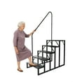 thumbnail image 2 of Fruyyzl Black 5 Step, 52.83 in x 68.11 in, Metal RV Steps, Anti-Slip with Wrenches, 2 of 6