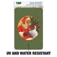 thumbnail image 2 of Christmas Holiday Jolly Santa and Child Home Business Office Sign, 2 of 7