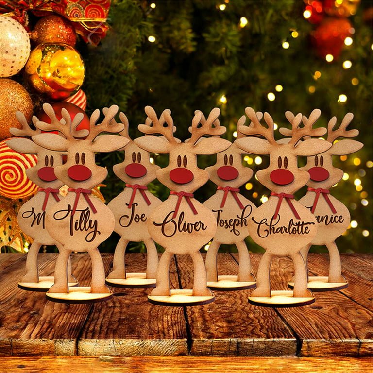 Kids Arts and Crafts Organizers and Storage Christmas Ornament PlushToy  Retro Deer Christmas Ornament Milu Deer DIY Crafts for Girls Ages 8-12 (A,  One