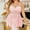 Pink, variant on Crunowin Plus Size Lingerie Lace for Women Strap Chemise Nightgown V Neck Nighty Mesh Sleepwear Nightdress Pink Size 4XL