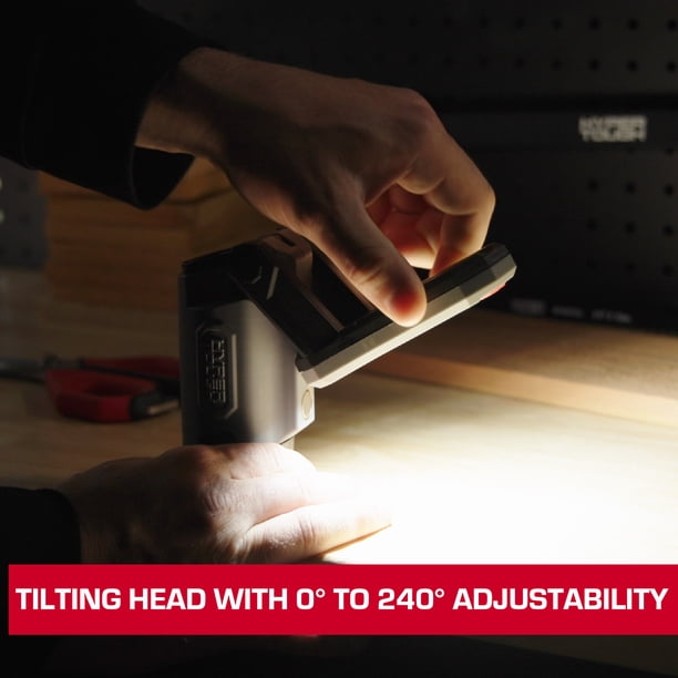 Hyper Tough 12V Max Cordless LED Work Light, 800 Lumens, with 1.5