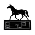 thumbnail image 4 of Placa con nombre para de caballos Letrero para caballos Decoración para de caballos 9,8" x 10,6" Decoración decorativa para el hogar, 4 of 8