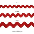 thumbnail image 4 of Essentials By Leisure Arts Ric Rac 1/2" 4 Yards Apple - Rick Rack Trim For Sewing - Wavy Ric Rac Trim For Sewing And Crafts Ribbon Rick Rack, 4 of 5