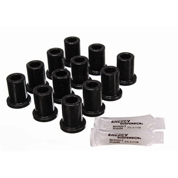 Convient 1964-1980 Toyota Land Cruiser Energy Suspension Bague à Ressort Feuille 8.2105G Noir; Polyuréthane