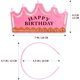 thumbnail image 5 of Gorro de Cumpleaños LED Rosa JM con Perlas y Purpurina, 5 of 5