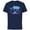 Navy, variant on Disney and Pixar’s Finding Dory Gradient - Short Sleeve Cotton T-Shirt for Adults - Customized-Black