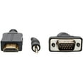 thumbnail image 2 of Tripp Lite HDMI to VGA + Audio Active Converter Cable, HDMI to Low-Profile HD15 + 3.5 mm (M/M), 1920 x 1200/1080p 60 Hz, 3 ft., 2 of 7