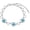 Dec -Zirconia Blue, variant on SISGEM Mother's Day 3 Heart Birthstone Bracelet 925 Sterling Silver Gemstone Bracelets Jewelry Gifts for Women Wife Mother 6.5-inch Chain and 2-inch Extender