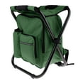 thumbnail image 1 of Silla de mochila plegable ligera, taburete portátil para bolsa nevera 150KG verde Cola  Silla de la mochila que acampa, 1 of 8