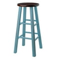thumbnail image 1 of Ivy 29" Bar Stool Rustic Light Blue w/ Walnut Seat, 1 of 6