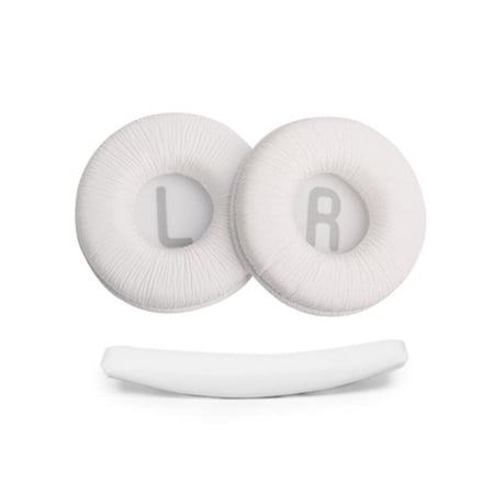 Replacement Foam Ear Pads 1Set 70mm Pillow Cushion Cover for Tune 600 T450 T450BT T500BT JR300BT Protein Leather Memory Foam Ear Cup Cushions Soft Headphone Headset