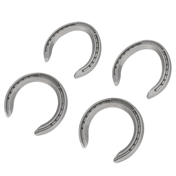 4-Piece Set for Horse Riding Essentials Aluminum Alloy Horseshoe Kit