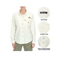 thumbnail image 2 of Little Donkey Andy Women's UPF 50+ UV Protection Shirt, Long Sleeve Fishing Shirt, Breathable and Fast Dry B.Off White S, 2 of 7
