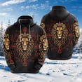 thumbnail image 5 of Sudadera con capucha con estampado 3D de león cruzado para hombre, ropa de moda Harajuku, sudaderas con gráficos de animales, chándal informal para niño, regalo para mujer, tops, 5 of 5
