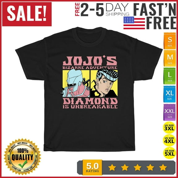 JoJo's Bizarre Adventure Josuke Stand Graphic Vintage T Shirt Men Women Fashion