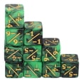 thumbnail image 2 of Juego de dados, 10 piezas de dados de 6 lados, juego de dados matemáticos, características líderes en su clase, 2 of 14