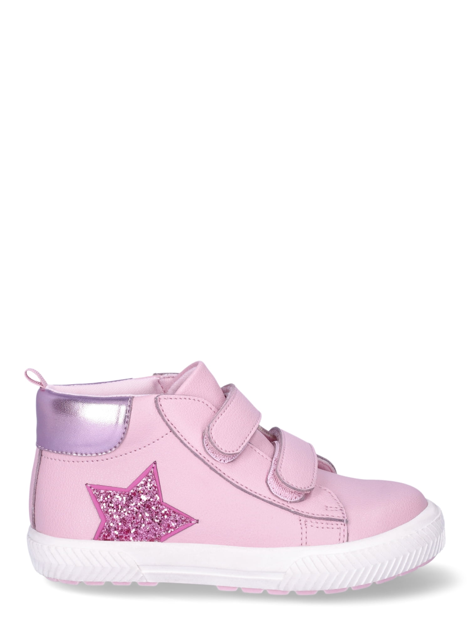 Wonder Nation Toddler Girl Star Icon Patched High Top Sneaker
