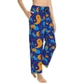 thumbnail image 2 of Daiia Colorful Yin Yang Women's Sleep Pant with Pockets and Drawstring,Pajama Pants-Small, 2 of 9