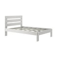 thumbnail image 2 of Max & Lily Full Size Bed Frame, Farmhouse Solid Wood Platform Bed with Slatted Headboard, 2 of 9