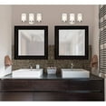 thumbnail image 6 of Westinghouse Sylvestre 3-Light Indoor Wall Fixture, Brushed Nickel Finish with Frosted Glass, 6 of 7