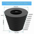 thumbnail image 3 of 2PCS Rubber Umbrella Cone Wedge For Parasol Base Holder Hole Plug Table Patio Umbrella 1.5inch/38mm, black, 3 of 4