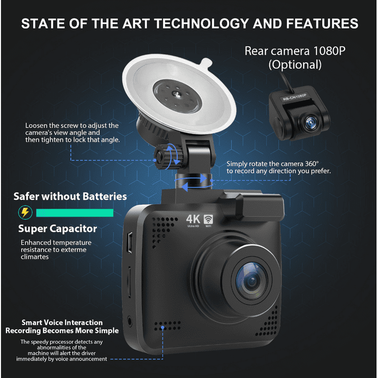 ROVE R2-4K PRO Dash Camera Review - Compact 4K Great Value, Easy to Use,  Many features! 