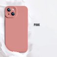 thumbnail image 3 of Funda de silicona líquida de lujo a prueba de golpes color verde mostaza para iPhone 13 12 11 14 Plus 15 16 Pro Max XR XS X 13 Mini cubierta trasera con parachoques, 3 of 5
