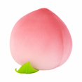 thumbnail image 2 of Giant Peach Squishy Toy with Fruit Design, 1 Pack, Pink, for Relaxation and Desk Fidgeting, Sensory Squeeze Toy, 2 of 3