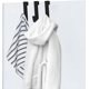thumbnail image 5 of 2026 Towel Hook 5 Pack Stainless Steel Water Proof Over Shower Door Hook for Bathroom Frameless Glass Door 0.82(2.1cm) Hanging Towels , Matte Black, 5 of 5