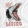 thumbnail image 2 of Beetlejuice Never Trust The Living Unisex Adult T Shirt (2X-Large) White, 2 of 6
