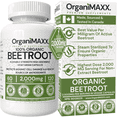 thumbnail image 1 of 2,000mg Organic Beetroot Capsules 120 Count HIGHEST POTENCY Beetroot Powder In Double Dose Large Size ​​Vegan Capsules (1,000mg Per Capsule X2)., 1 of 8