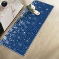 thumbnail image 4 of Xuniizn Christmas Door Mat Xmas Welcome Christmas Mat Non-Slip and Washable Winter Doormat Rubber Back Snowflakes Door Mat Rugs for Indoor Outdoor, Christmas Decorations for Home, 4 of 7